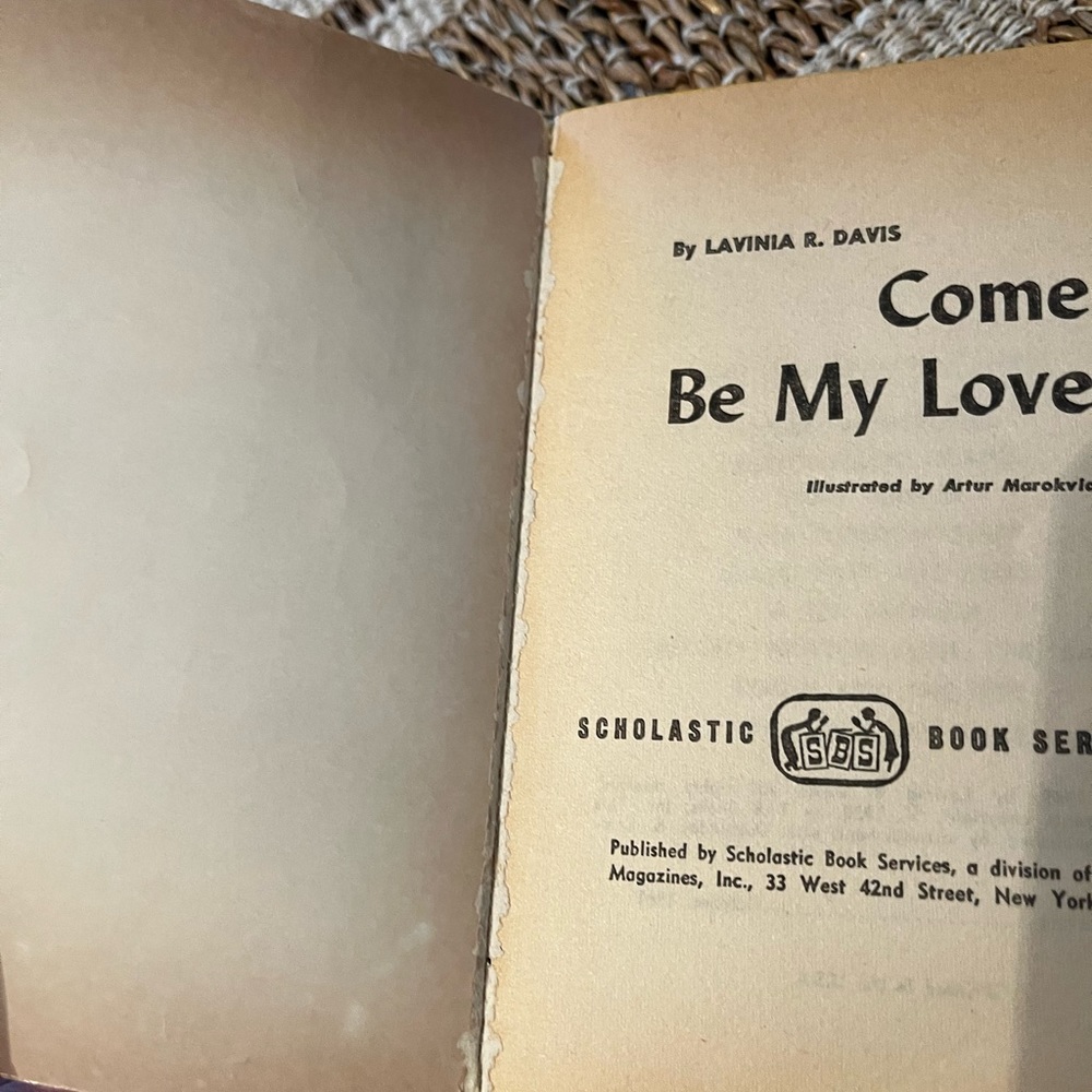 Vintage “Come Be My Love” Book, Valentines Gifts, Vintage Books, Love Books. - Picture 5 of 5